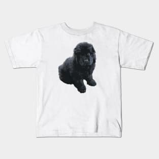 Newfoundland Puppy Dog Kids T-Shirt